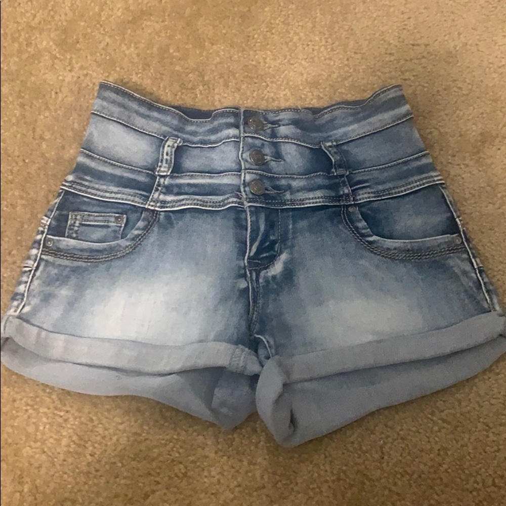 High waisted shorts